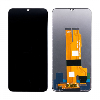 Дисплей Realme V20 5G (RMX3610)+тачскрин (черный) ориг 100%
