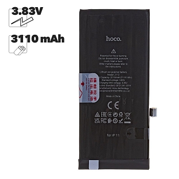 Аккумулятор HOCO для телефона iPhone 11 3110mAh (коробка)