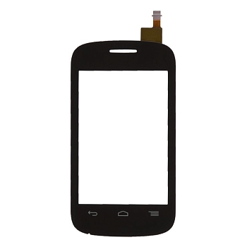 Сенсорное стекло (тачскрин) для Alcatel OT 4014D Pixi, 4015D Pop C1, черный
